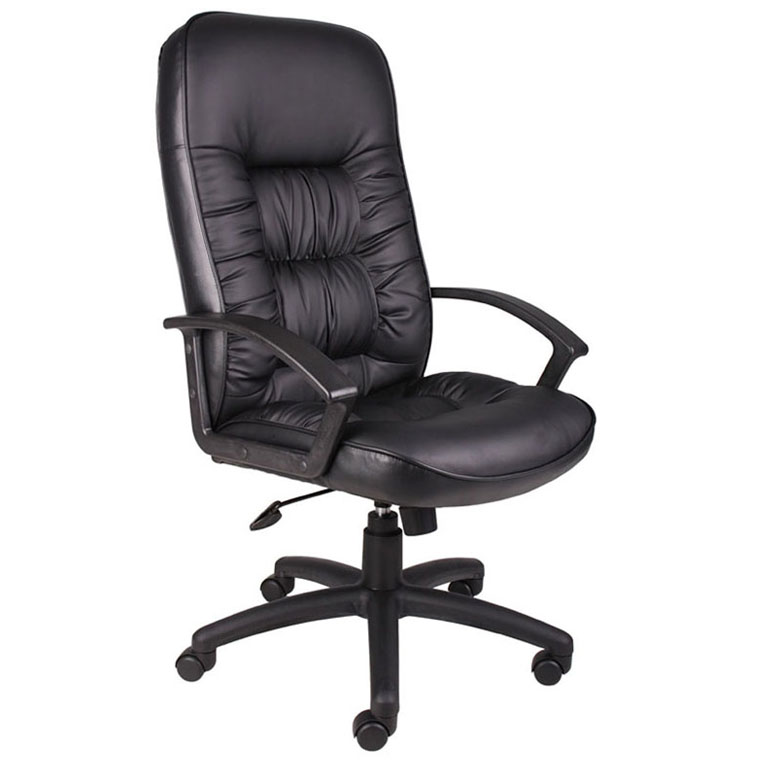 [B7301]Silla Boss LeatherPlus con respaldo alto