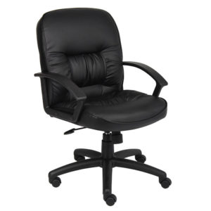 [B7306]Silla Boss LeatherPlus con respaldo medio