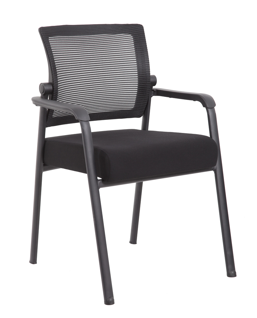 [B6889-BK]Silla para invitados Boss Mesh de 4 patas