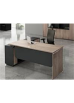 [OZ13EX02-14/16]Escritorio Ejecutivo con retorno medidas: 63" X 31.5" X 29.5" en tono maple linea AJN™