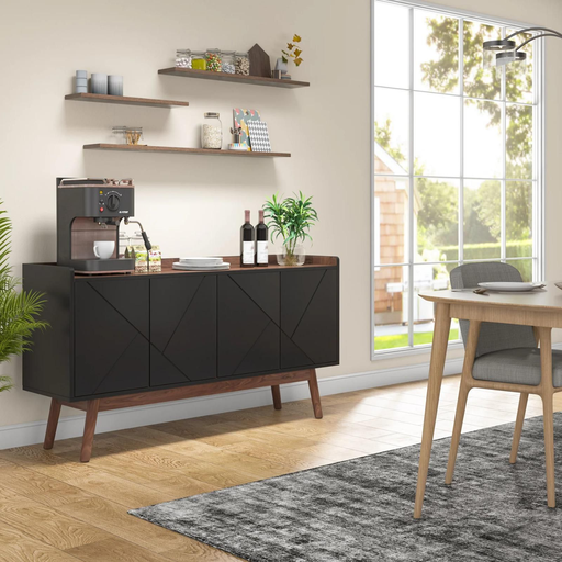 [HOGA-YS0012] Credenza de 55", Credenza de madera con puertas