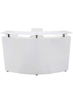 [OZ-8C03-18] [OZ-8CO3-18] Recepcion con pedestal movil medidas: 70.9" Largo X 30.3" Profundidad X 41.3" Alto en color blanco linea AJN™