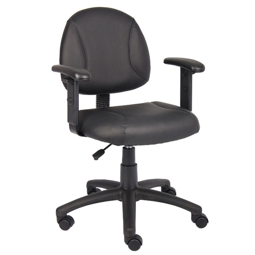 [B306] [B306]Silla Postura Boss Negra Con Brazos Ajustables