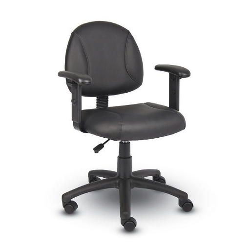 Boss Perfect Posture Deluxe Silla de trabajo de oficina con brazos ajustables