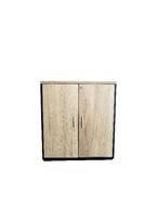 [OZ-HC01] [OZ-HC01]Gabinete con medidas: 80cm x 40cm x 80cm en color maple con gris linea AJN™